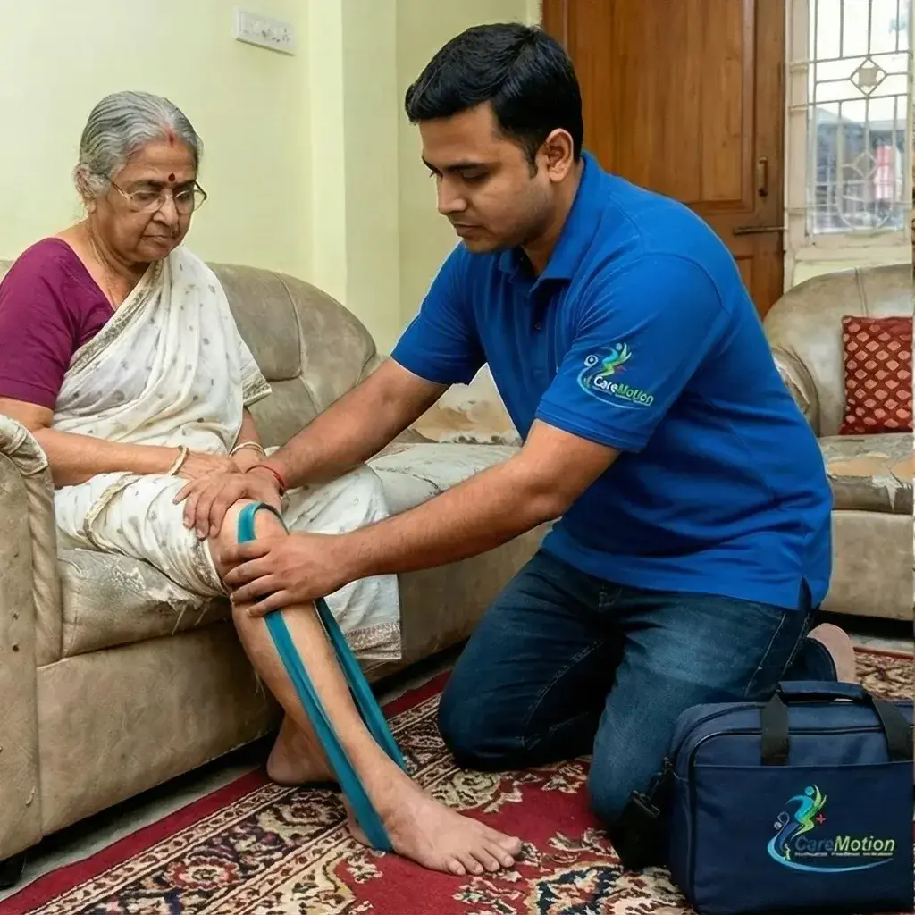 CareMotion home physiotherapy and rehabilitation services in Kolkata