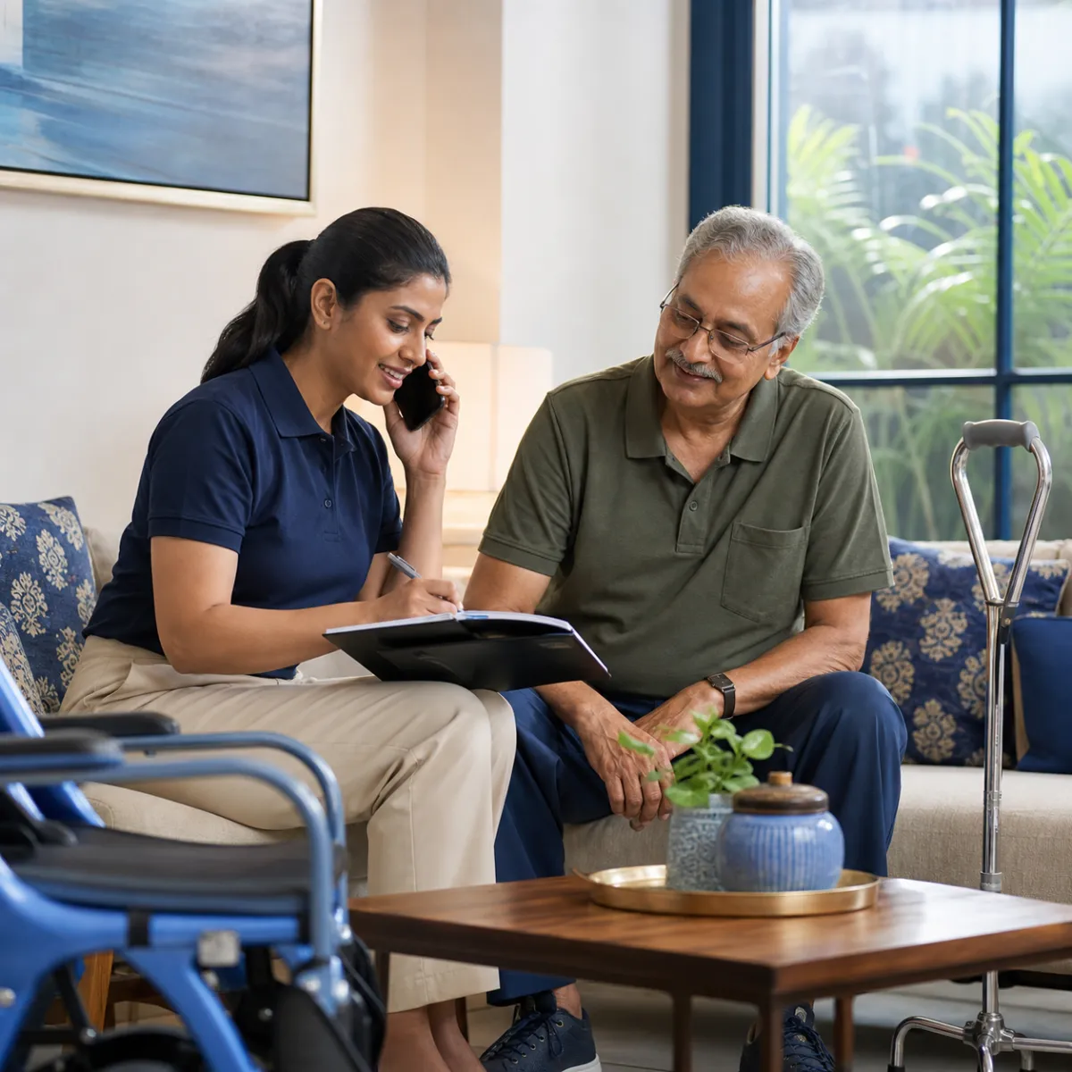 Contact CareMotion to discuss a Assistive Device Fitting and Training appointment in Kolkata