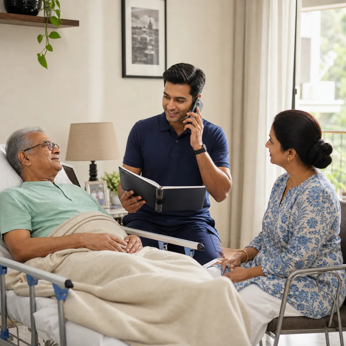 Contact CareMotion to discuss a Bedridden Patient Rehabilitation appointment in Kolkata