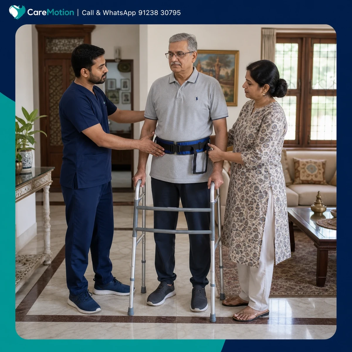 Evidence-informed techniques and equipment used during Caregiver Training in Beliaghata