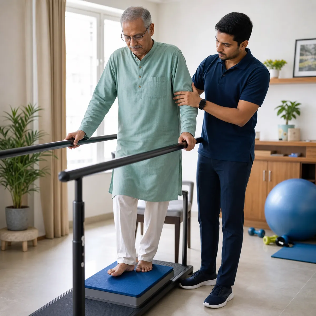 Evidence-informed techniques and equipment used during Critical Elderly Rehabilitation in Kolkata