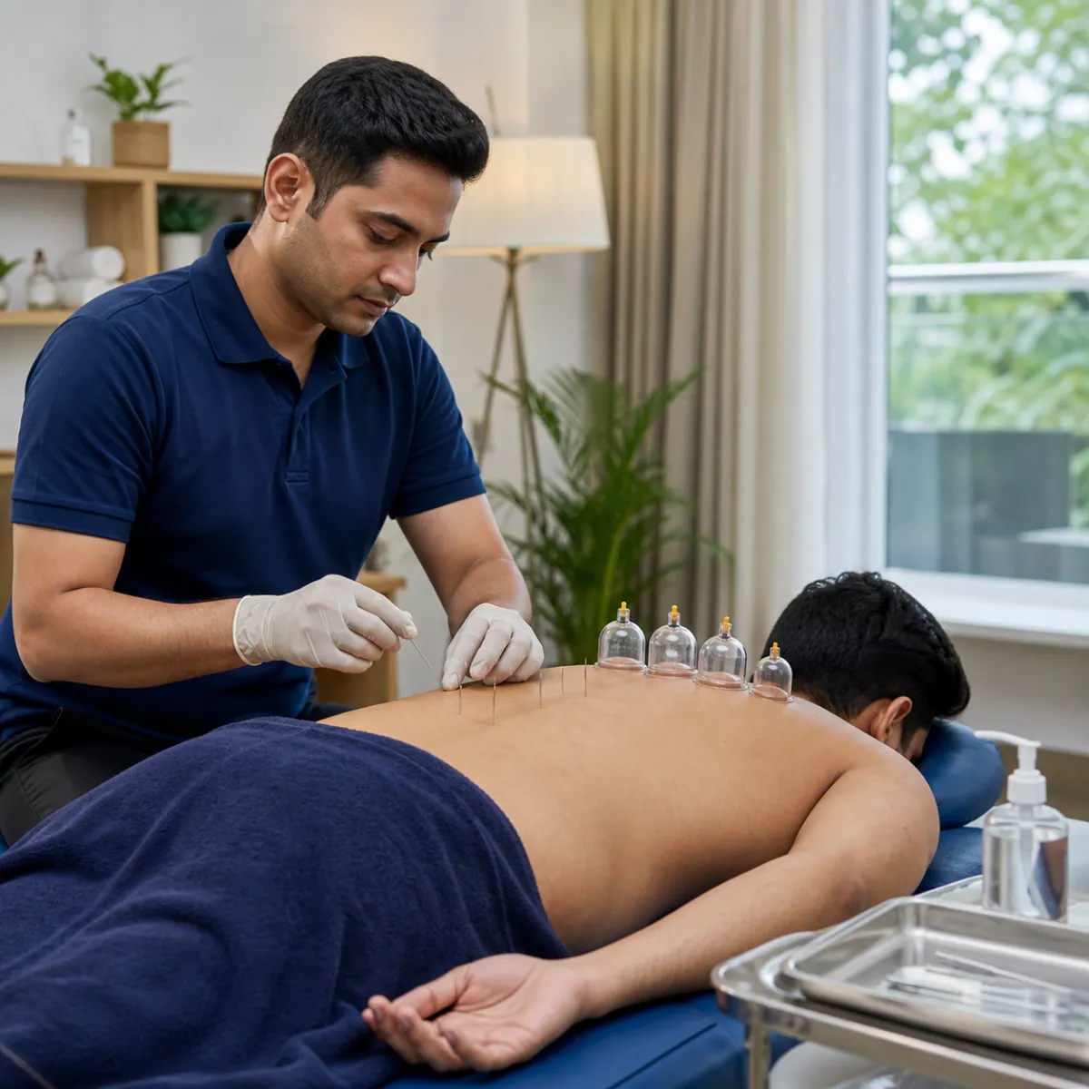 Evidence-informed techniques and equipment used during Dry Needling and Cupping Therapy in Kolkata