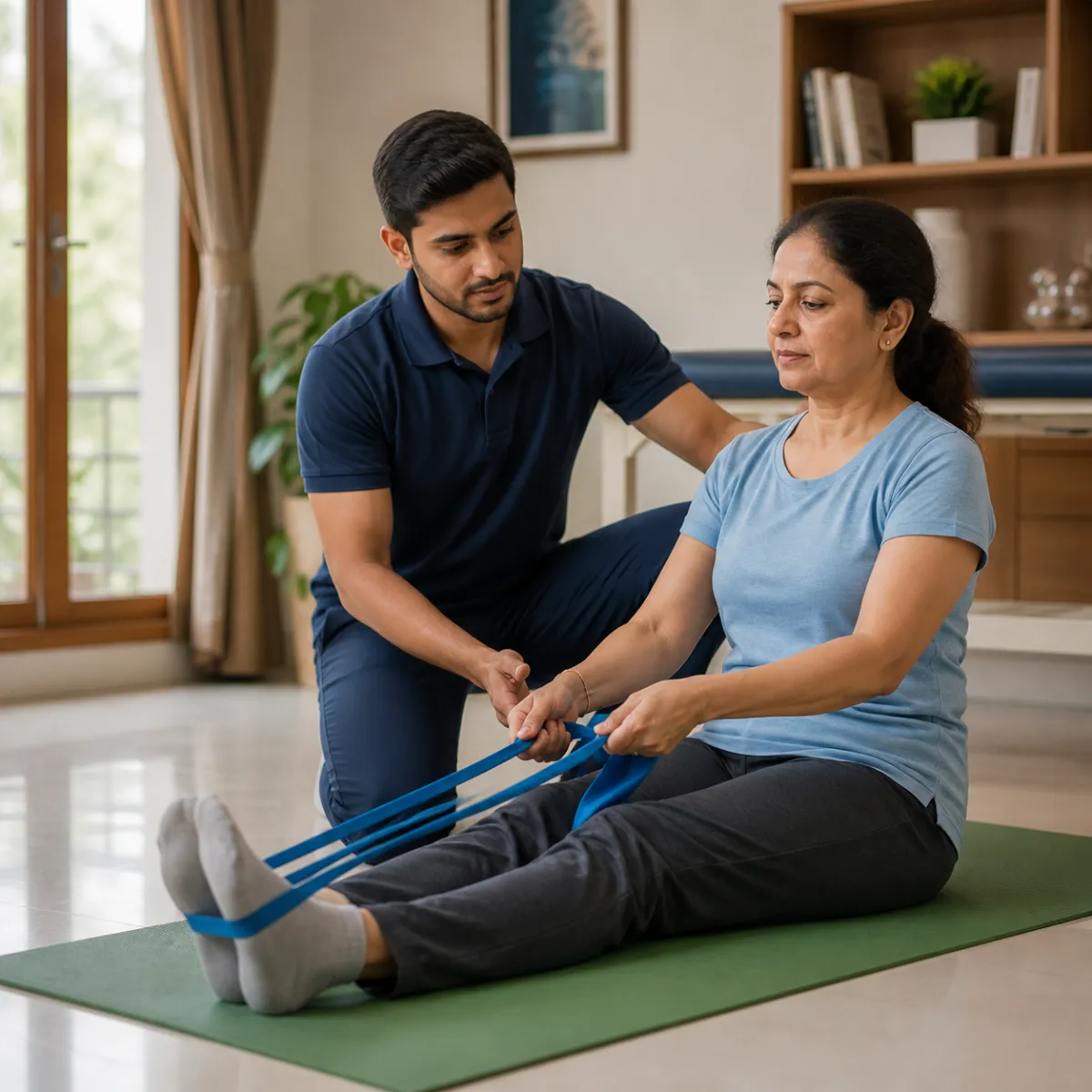 Evidence-informed techniques and equipment used during Home Exercise Therapy Programs in Kolkata