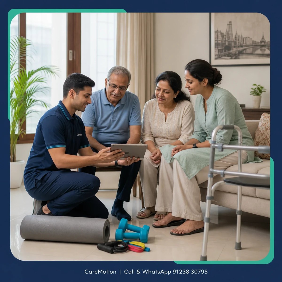 Contact CareMotion to discuss a Fall Prevention assessment appointment in Kolkata
