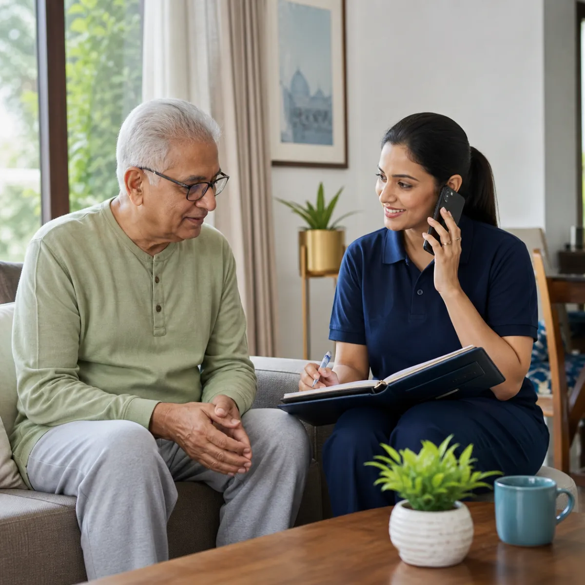 Contact CareMotion to discuss a Geriatric Rehabilitation appointment in Kolkata