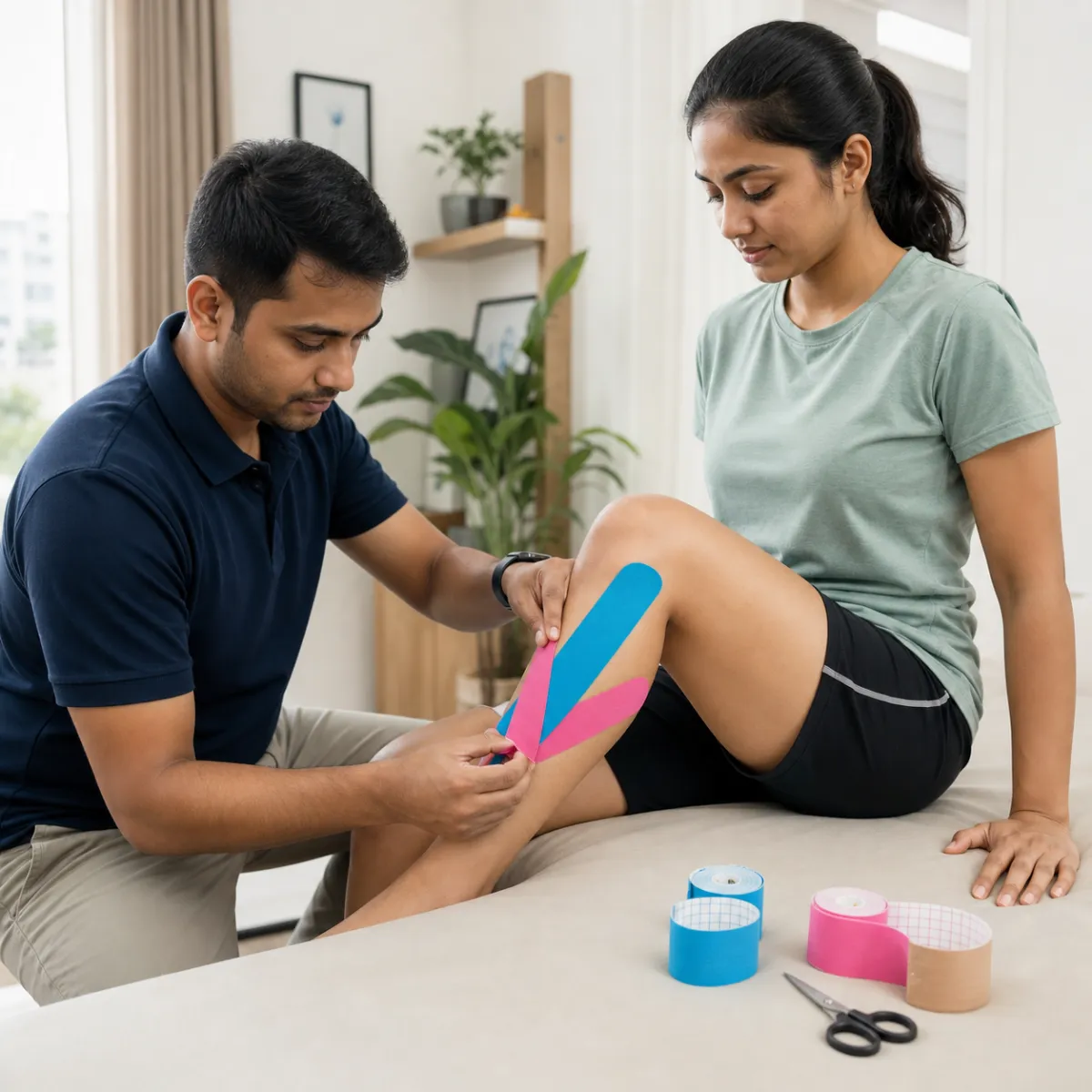 Evidence-informed techniques and equipment used during Kinesio Taping in Kolkata