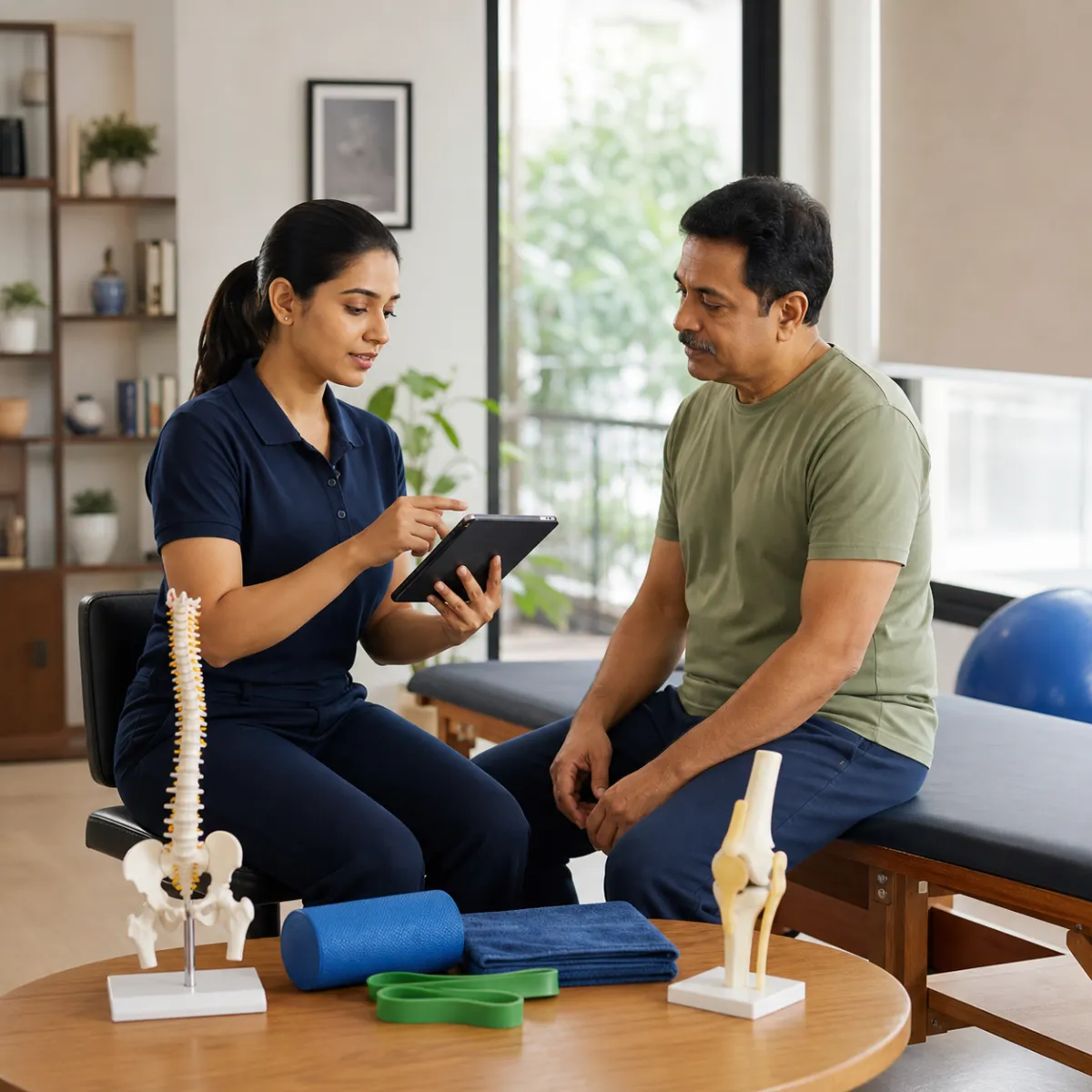 CareMotion physiotherapist delivering a personalized Manual Therapy & Joint Mobilization service in Beliaghata