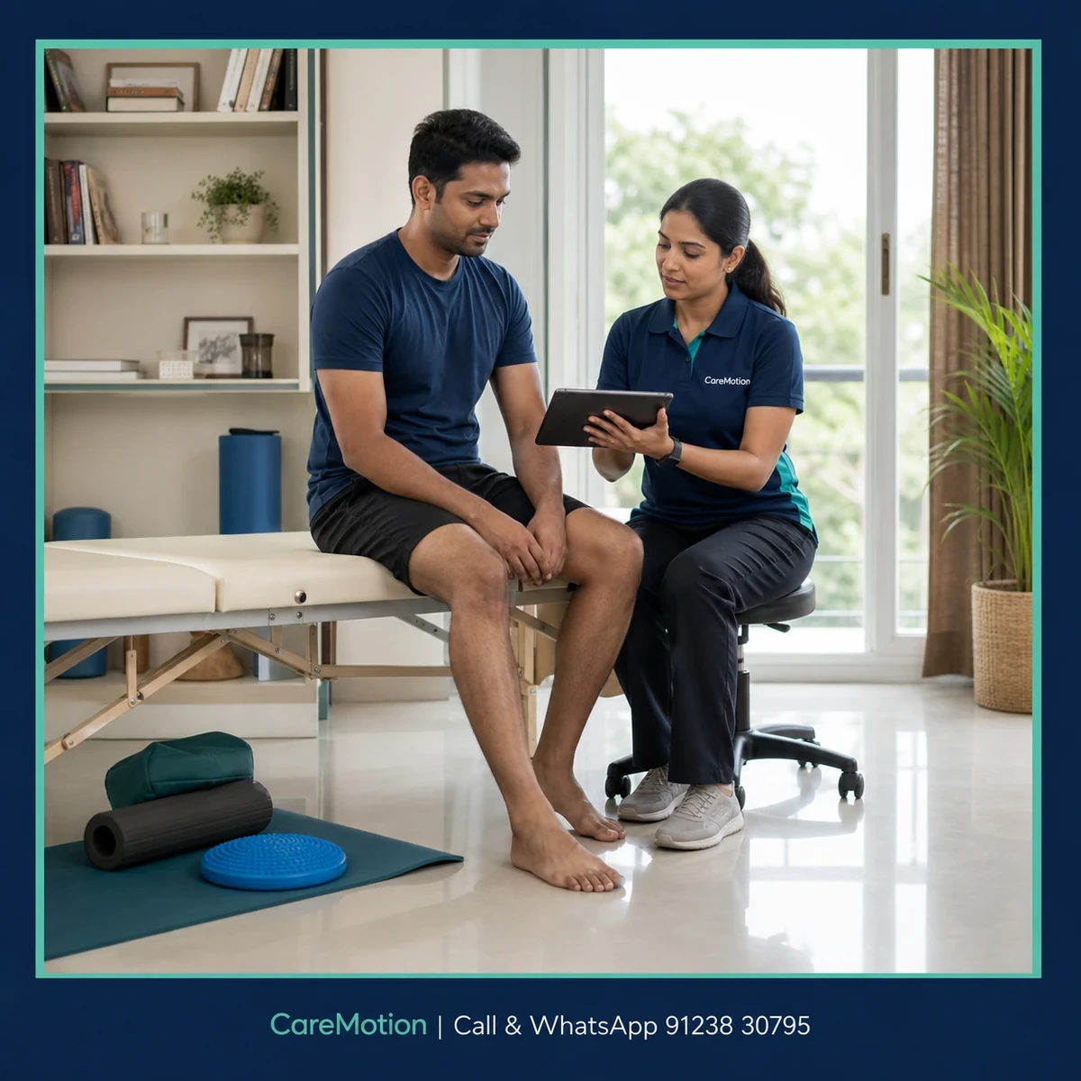 Contact CareMotion to discuss a Pain Management Physiotherapy appointment in Kolkata