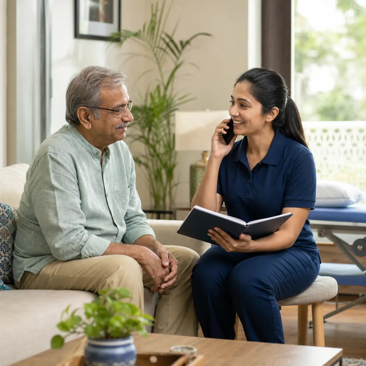 Contact CareMotion to discuss a Palliative Physiotherapy appointment in Kolkata