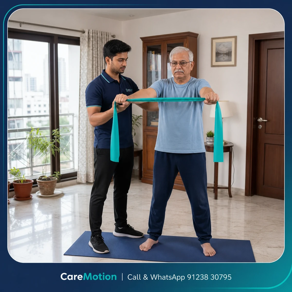 Portable equipment and manual therapy techniques utilized by local physiotherapists in Park Circus