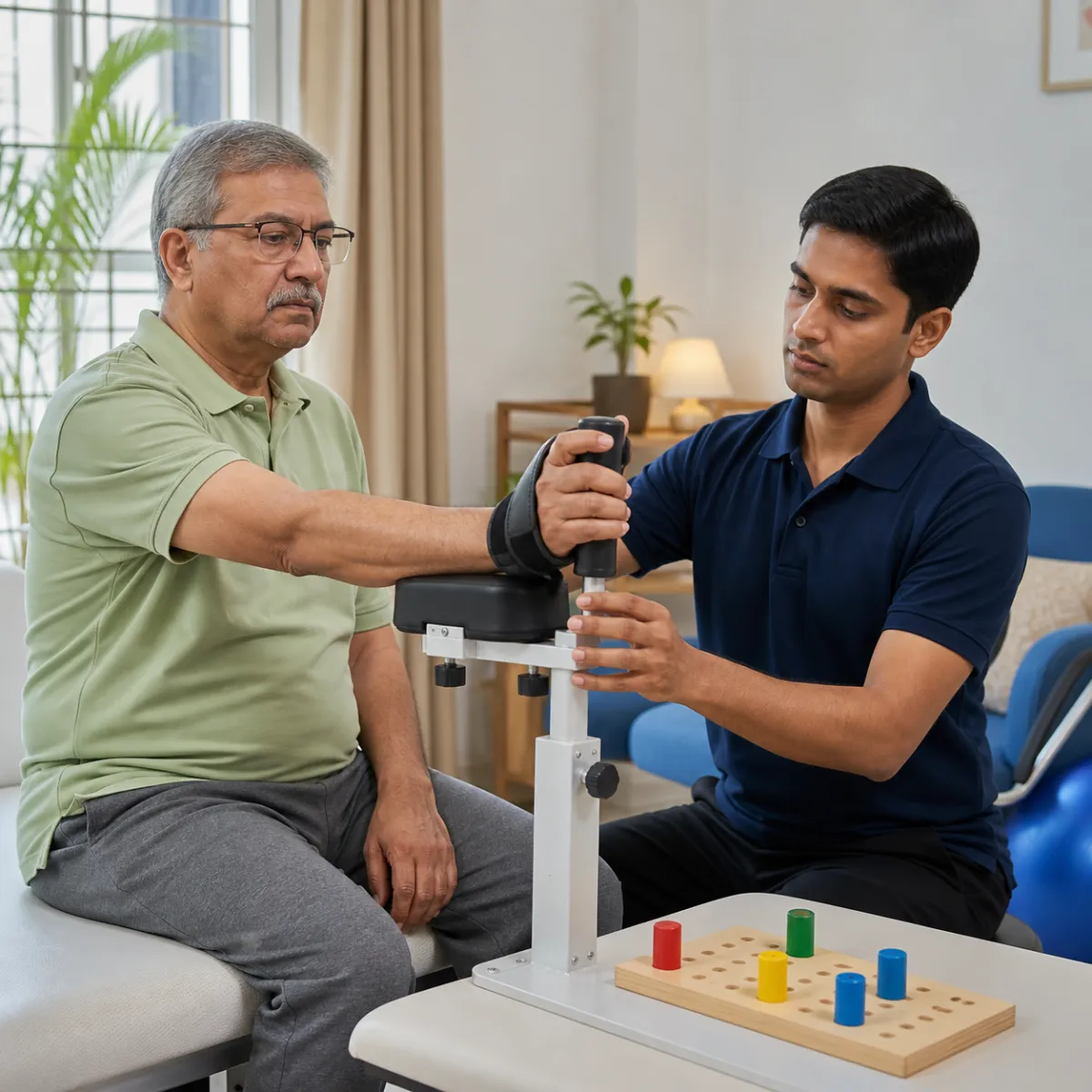 Task-specific Stroke Rehabilitation exercises with a physiotherapist in Kolkata